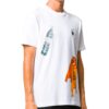 Pascal Applique Casual T-skjorte for menn, hvit