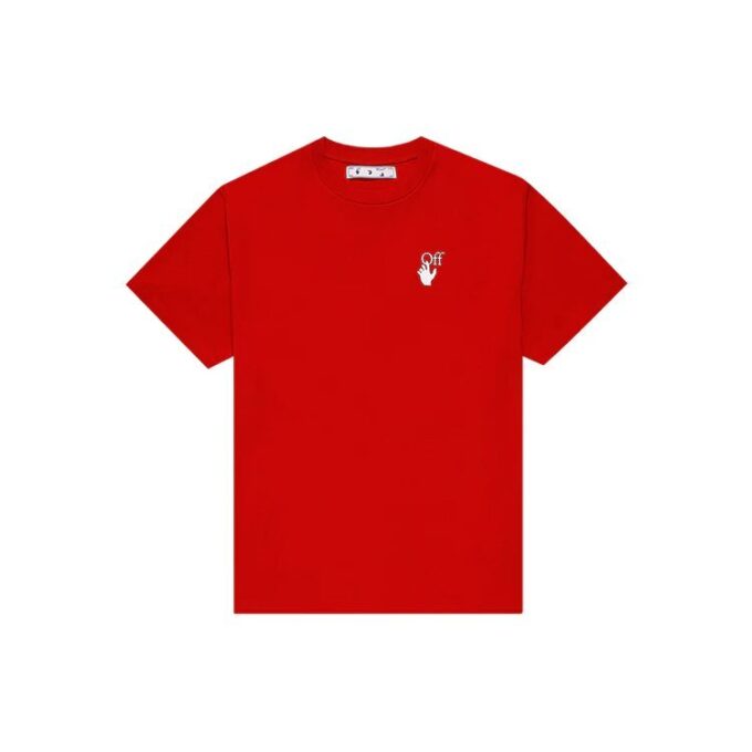 Pascal Arrow Applique T-skjorte for menn, rød