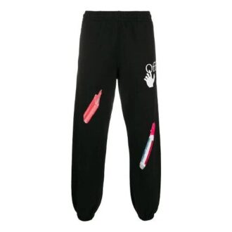 Pascal Pill Applique Sportsbukser for menn, svart