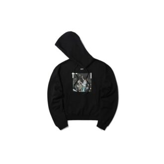 Pascal Print Over Hood «Svart/Hvit»