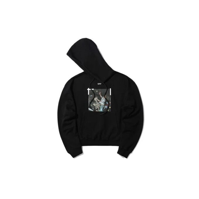 Pascal Print Over Hood «Svart/Hvit»