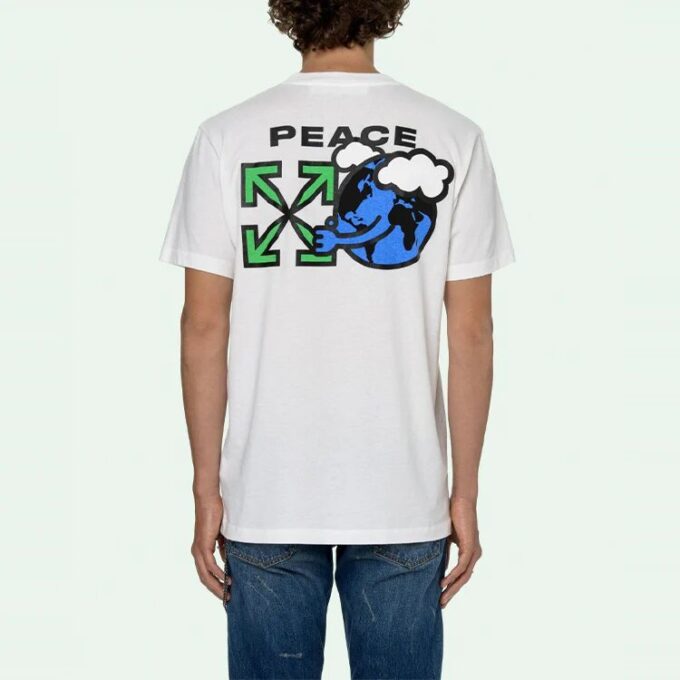 Peace Worldwide Print kortærmet Shorts