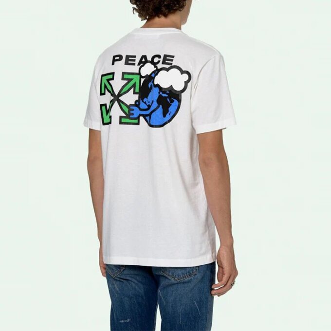 Peace Worldwide Print kortærmet Shorts