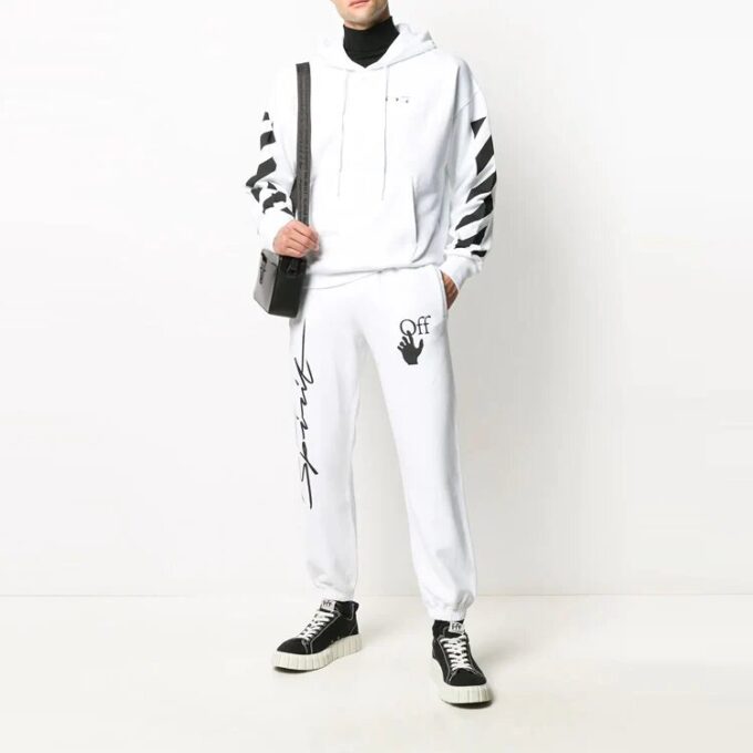 Pilemønster Unisex Hvit