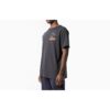 Portrait S/S OVER TEE med trykkmønster, kort ermet, løs passform, svart T-skjorte, unisex