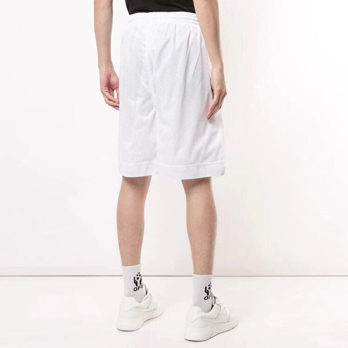 Printing Hollow Out Design Shorts Hvit