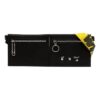 Printing Series Industrial Style Zipper Messenger Bag Fanny Pack Svart