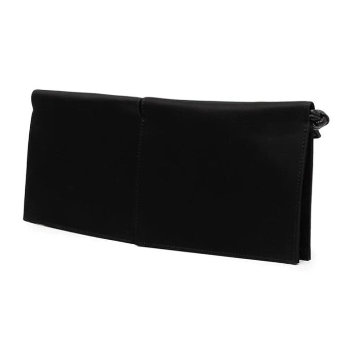 Printing Series Industrial Style Zipper Messenger Bag Fanny Pack Svart