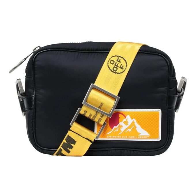 Puffy Crossbody-veske Skulderveske Messenger Bag Svart