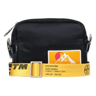 Puffy Crossbody-veske Skulderveske Messenger Bag Svart