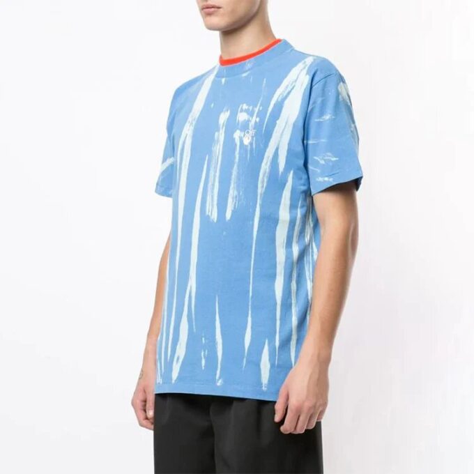 Reflekterende Tie Dye kortærmet blå Shorts