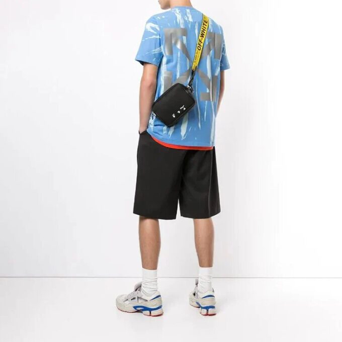 Reflekterende Tie Dye kortærmet blå Shorts