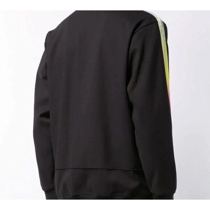 Rubber Retro Zipper Jacket Svart