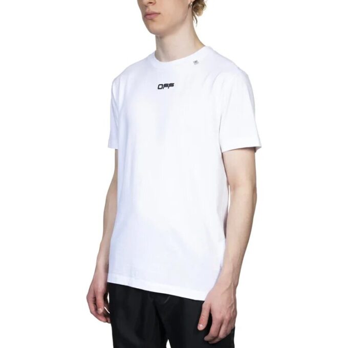 Rygg Svart Hvit Maleri Shorts Hvit