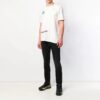 Ryggen rosa pil kort ermet hvit Shorts