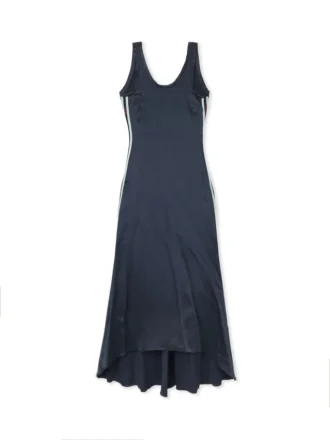 Satin Backless Midi Kjole