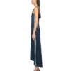 Satin Backless Midi Kjole