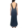 Satin Backless Midi Kjole