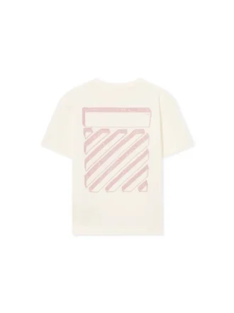 Scribble Diag T-skjorte S/S