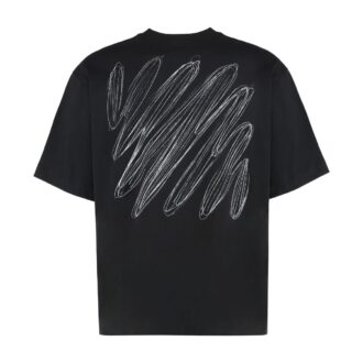 Scribble Diagonal Skate kortærmet T-skjorte «Black»