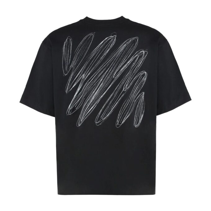 Scribble Diagonal Skate kortærmet T-skjorte «Black»
