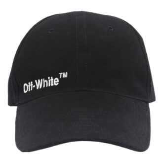Sideprintet logo svart cap