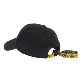 Sideprintet logo svart cap