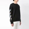 Sidestripe Rund hals Vanlig versjon Svart