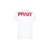 Sketch-trykk, kort ermet, hvit, unisex