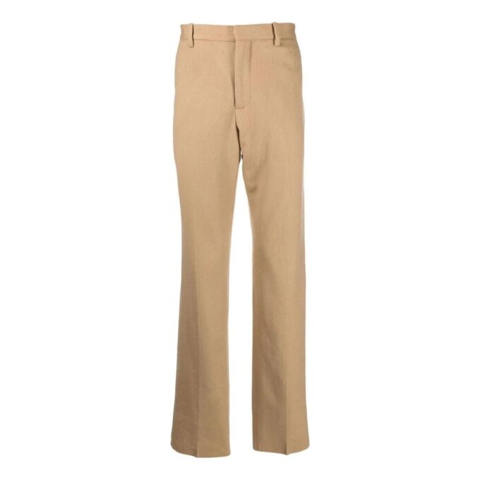 Slim-cut skreddersydd kashmirbukse «Brown»