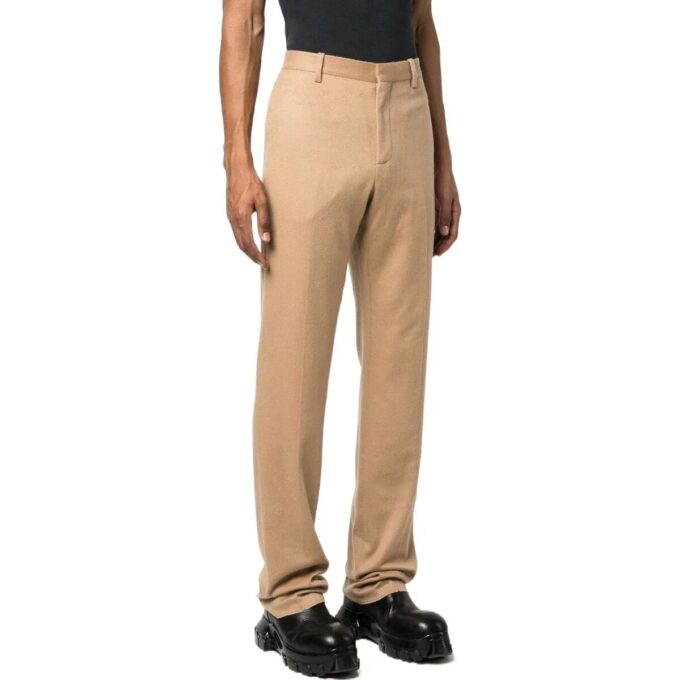 Slim-cut skreddersydd kashmirbukse «Brown»