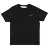 Slim Fit T-skjorte med 3D-markørgrafikk /Hvit