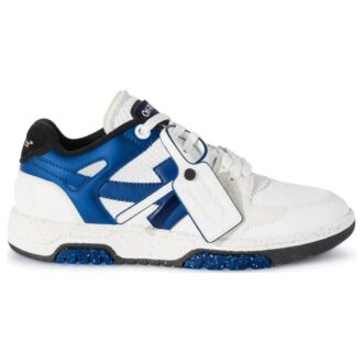 Slim Out Of Office fargeblokk-Sneakers «White Navy»