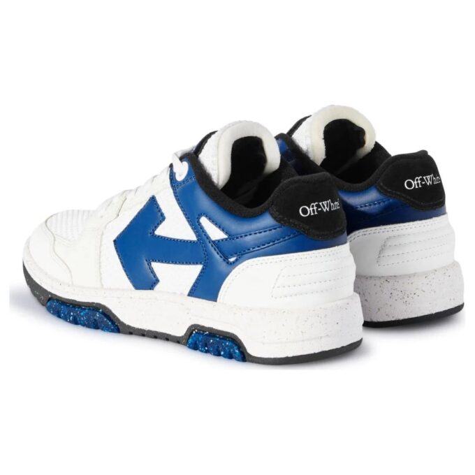 Slim Out Of Office fargeblokk-Sneakers «White Navy»