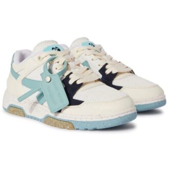 Slim Out Of Office Sneakers «Teal White»