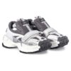 Sneakers med fargeblokker i hvit og grå &laquo;Dark Grey White&raquo;