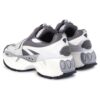 Sneakers med fargeblokker i hvit og grå &laquo;Dark Grey White&raquo;