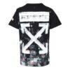 Splash Ink kortærmet løs unisex svart