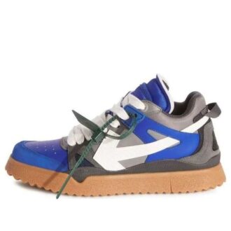 Sponge Mid-Top Sneakers &laquo;Blå Hvit Grå Tan&raquo;