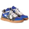 Sponge Mid-Top Sneakers &laquo;Blå Hvit Grå Tan&raquo;