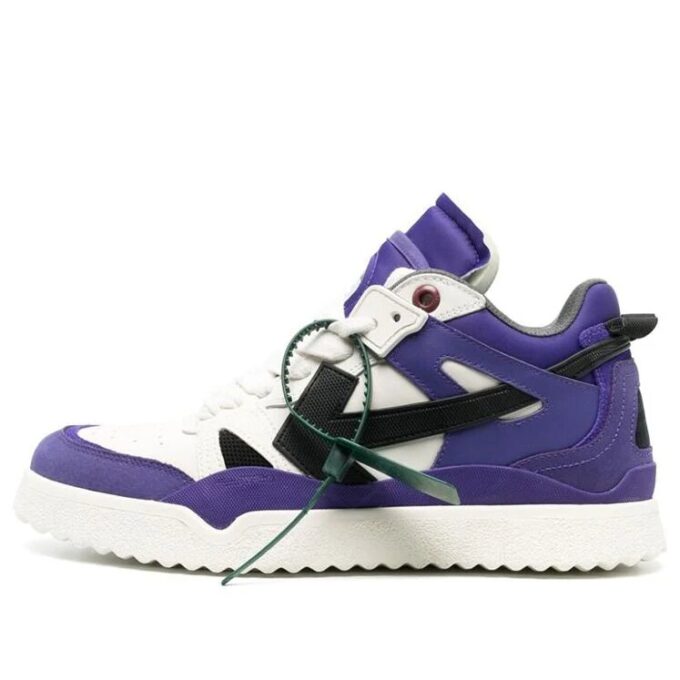 Sponge Mid-Top Sneakers &laquo;Lilla Hvit Svart&raquo;