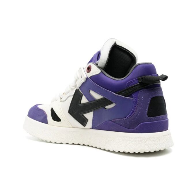 Sponge Mid-Top Sneakers &laquo;Lilla Hvit Svart&raquo;