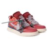 Sponge Mid-Top Sneakers «Red Grey»