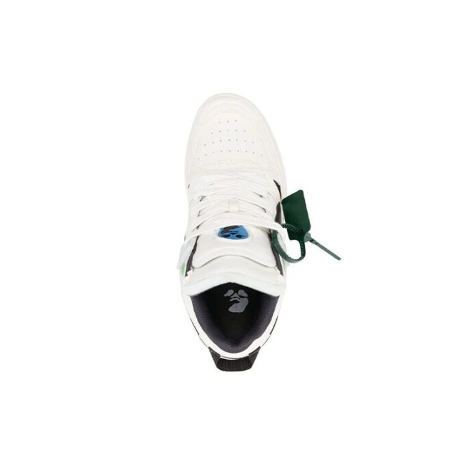 Sponge Mid-Top Sneakers «White Black»