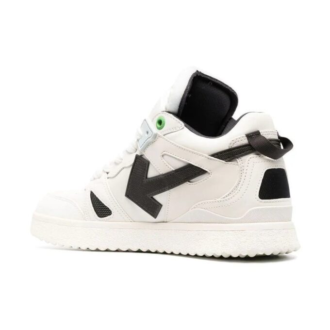 Sponge Mid-Top Sneakers «White Black»