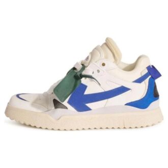 Sponge Mid-Top Sneakers «White Blue»