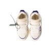 Sponge Mid-Top Sneakers «White Blue»
