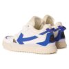 Sponge Mid-Top Sneakers «White Blue»