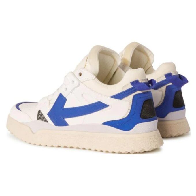 Sponge Mid-Top Sneakers «White Blue»