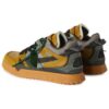 Sponge Mid-Top Sneakers «Yellow Grey»
